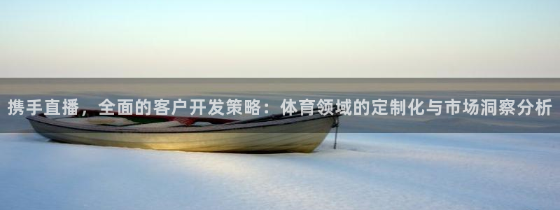 球友体育下载：携手直播，全面的客户开发策略：体育领域的定制化与市场洞察分析